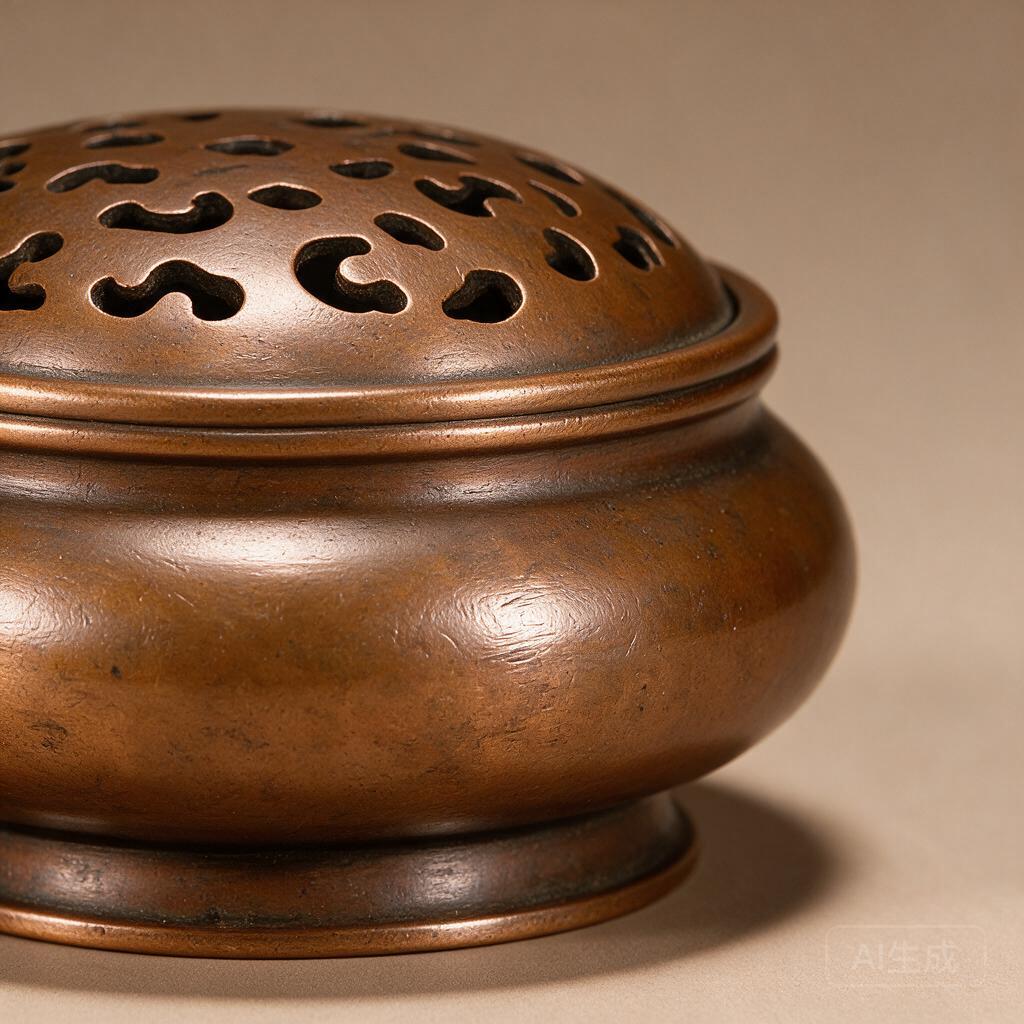 Copper Incense Burner with Cover - Image 2