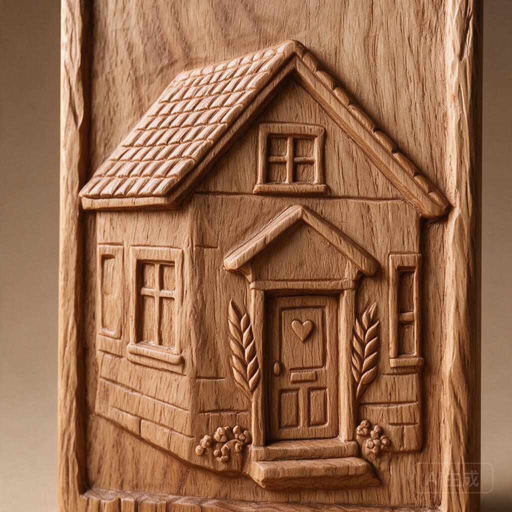 Custom Housewarming Carving - Image 2