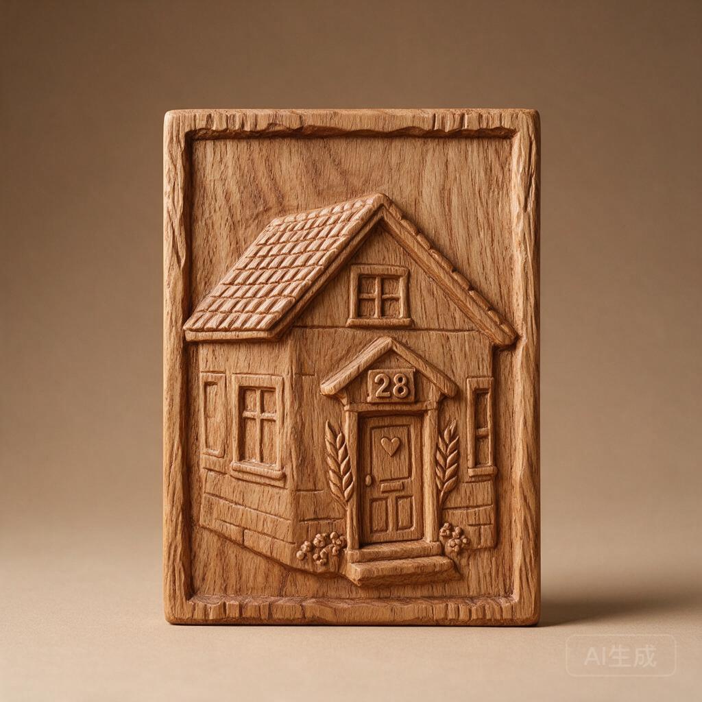Custom Housewarming Carving
