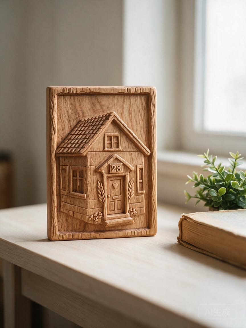 Custom Housewarming Carving - Image 3