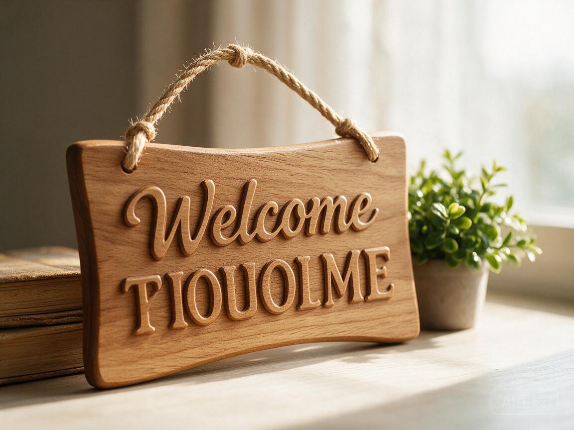 Housewarming Welcome Wood Sign - Image 3