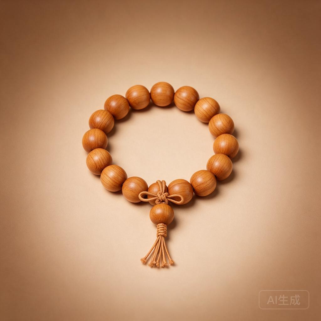 Jujube Wood Mala Bracelet