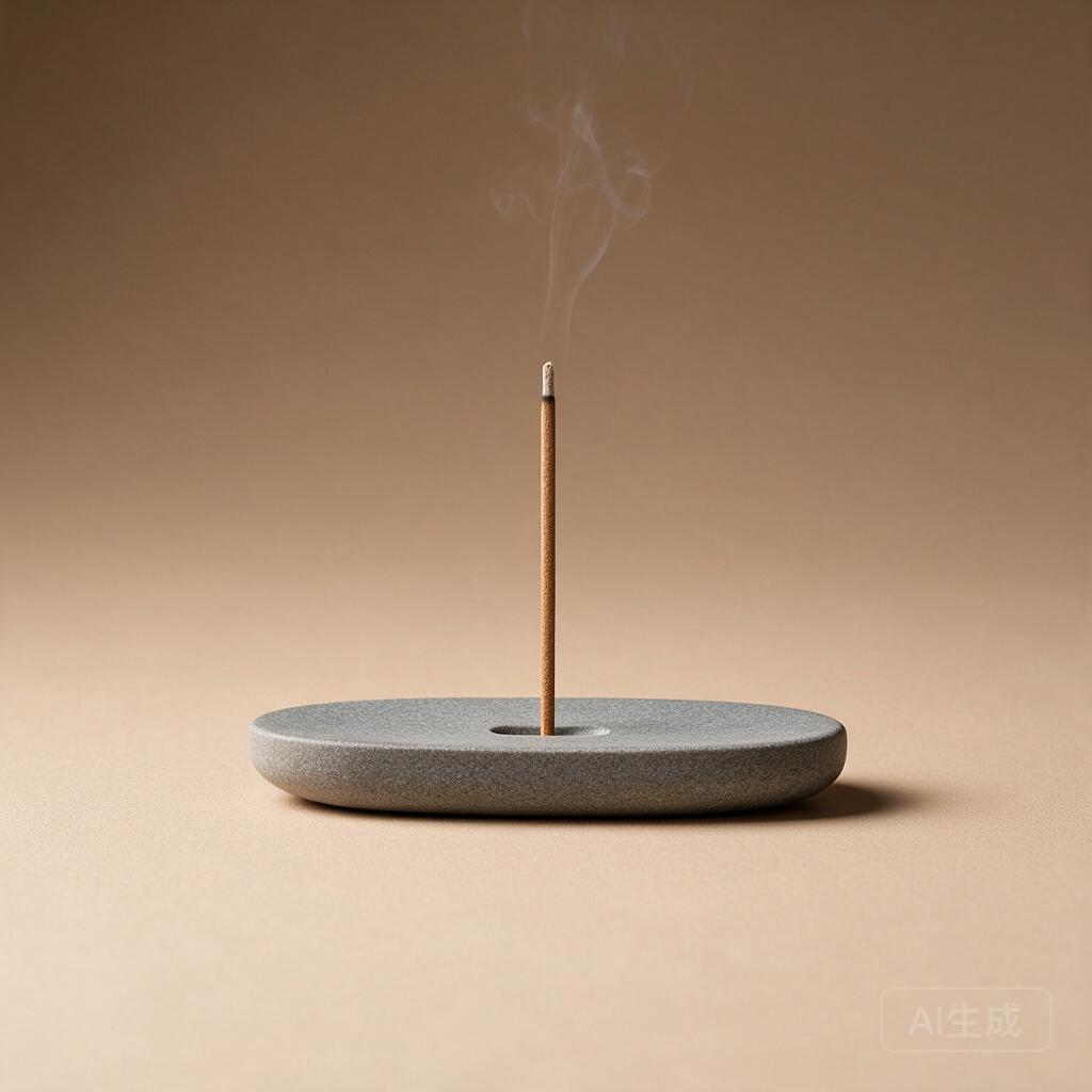 Minimalist Slate Incense Holder