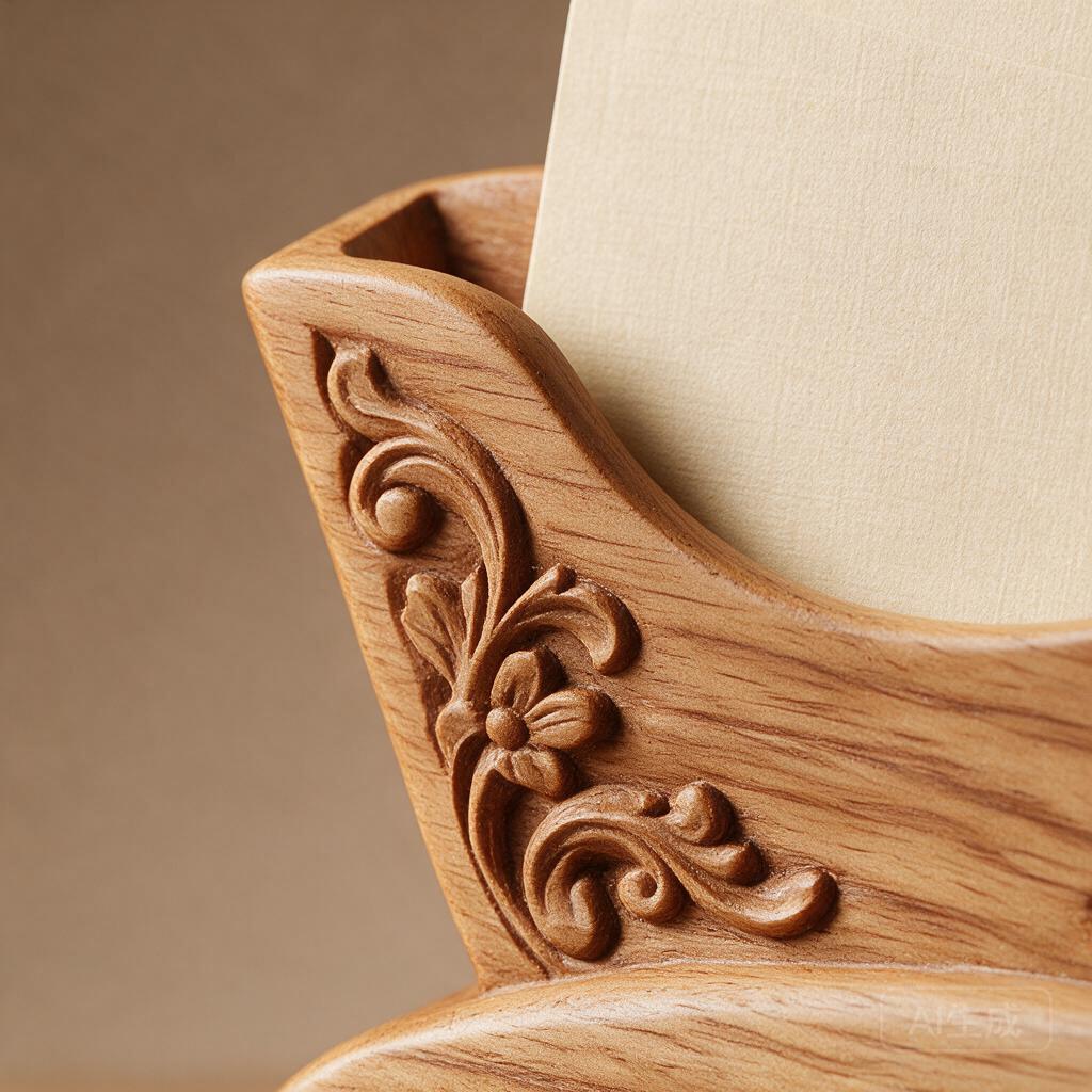 Networking Card Wooden Holder - Image 2