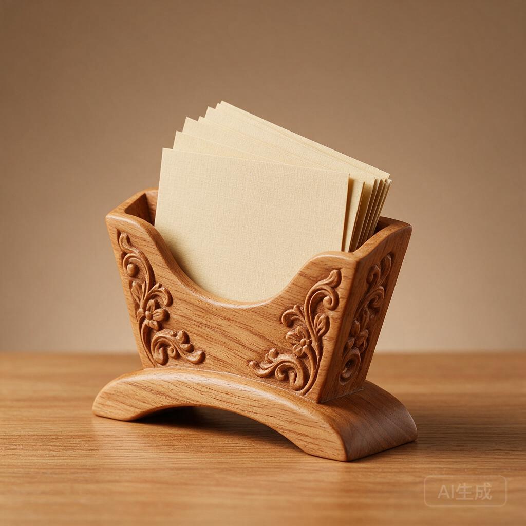 Networking Card Wooden Holder