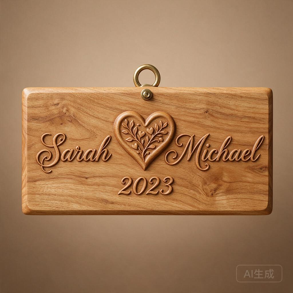 Personalized Anniversary Carving