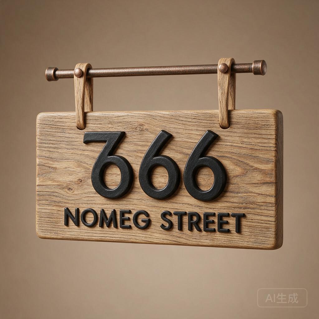 Personalized Home Address Sign