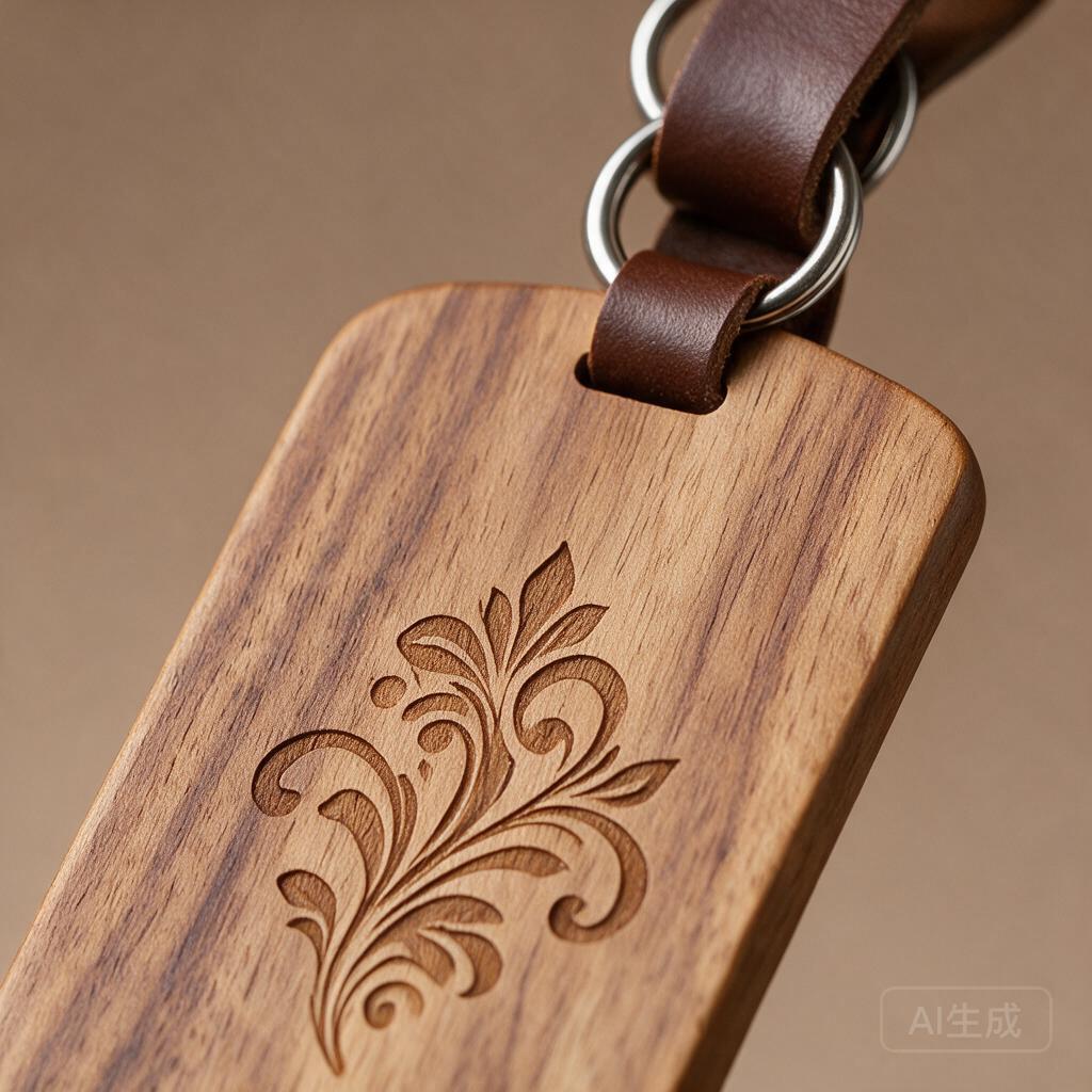Personalized Wooden Travel Tag - Image 2