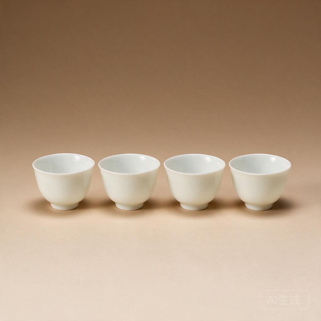 Porcelain Tea Tasting Cups Set