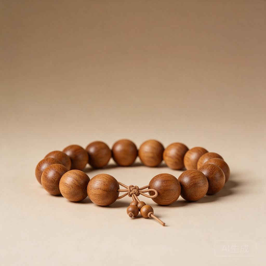 Sandalwood Bead Bracelet