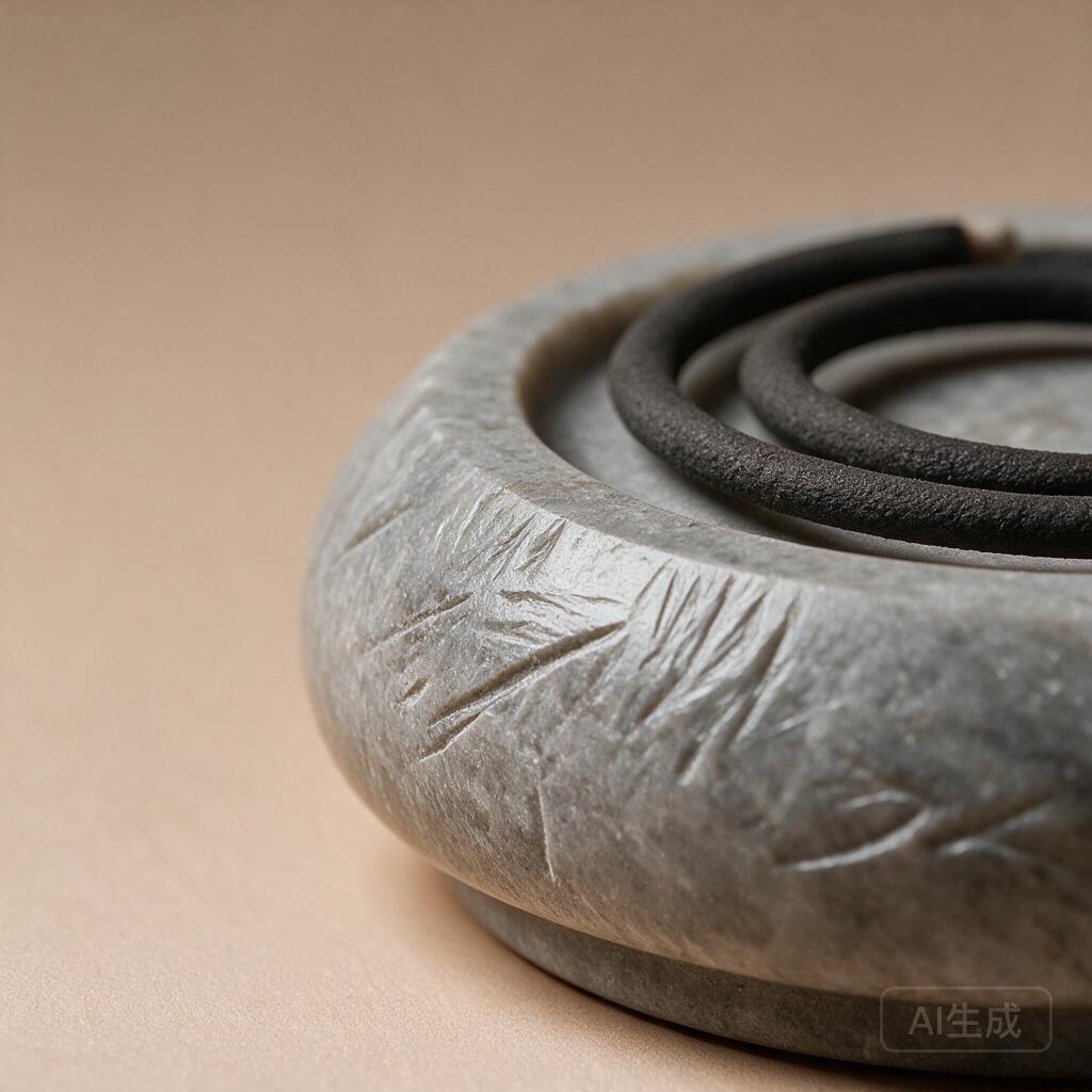Stone Incense Coil Holder - Image 2