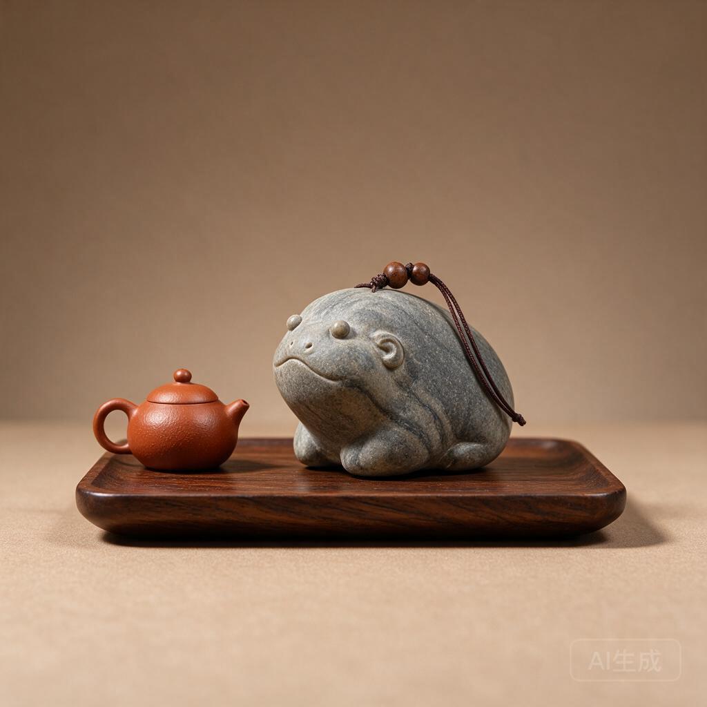 Stone Tea Pet Figurine