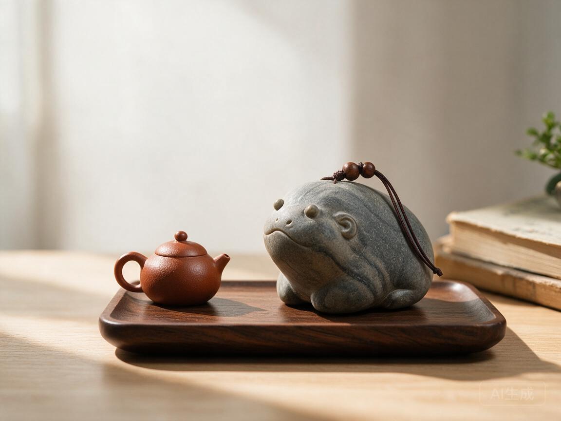Stone Tea Pet Figurine - Image 3