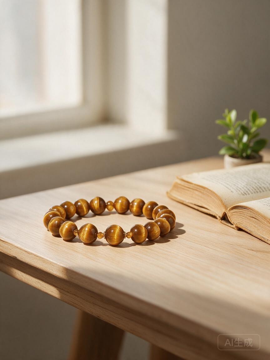 Tiger Eye Bead Bracelet - Image 3