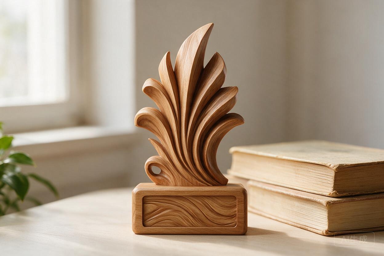 Wooden Appreciation Trophy - Image 3