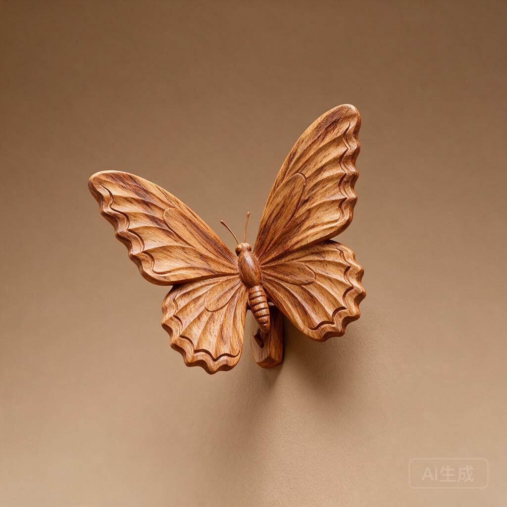 Wooden Butterfly Wall Decoration