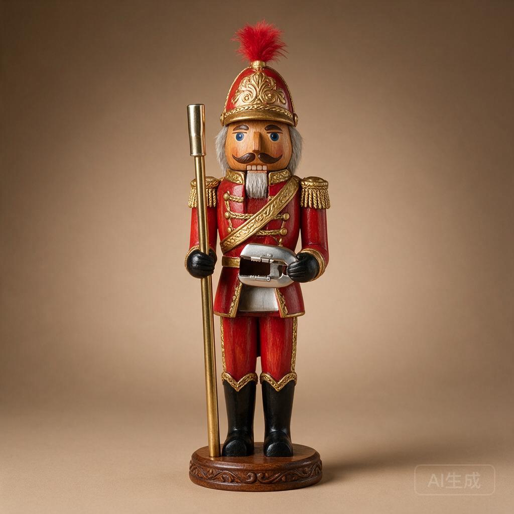 Wooden Nutcracker Figurine