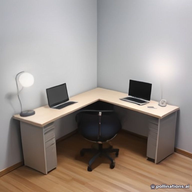 Office Desk 60 Inch L Shaped Corner Workstation Wood Metal Frame