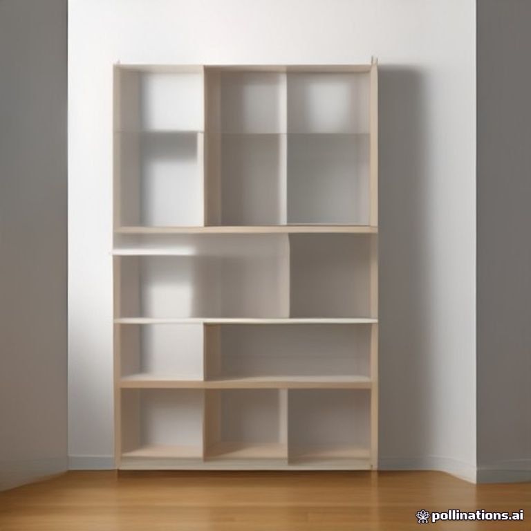 Bookshelf 3 Tier Office Bookcase Wood Storage Display Shelf Low