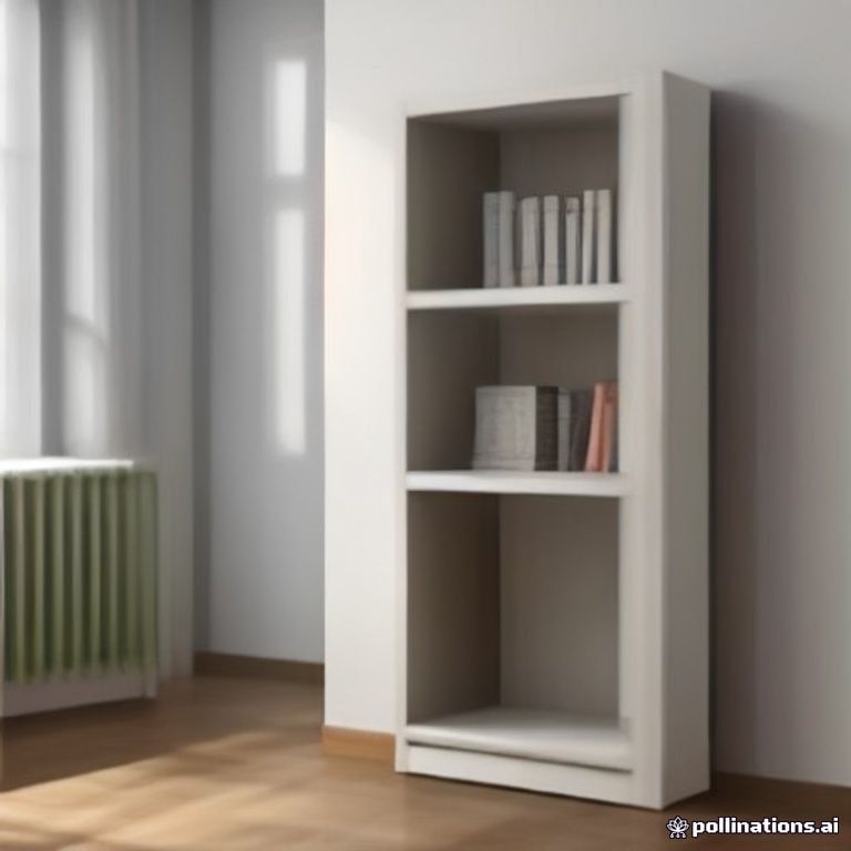 Bookshelf 3 Tier Office Bookcase Wood Storage Display Shelf Corner