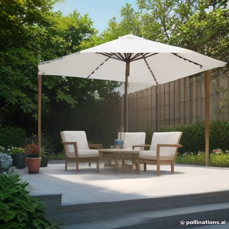 Patio Umbrella 11ft Outdoor Garden Sun Shade Cantilever Offset