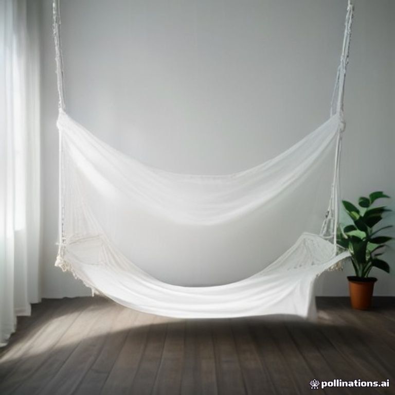 Hammock 2 Person Quilted Fabric Indoor Outdoor Hanging Stand Included