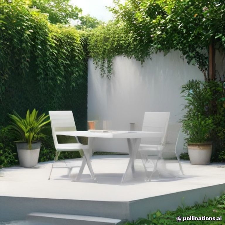 Patio Chair 4 Pack Folding Plastic Outdoor Garden Lawn Seat
