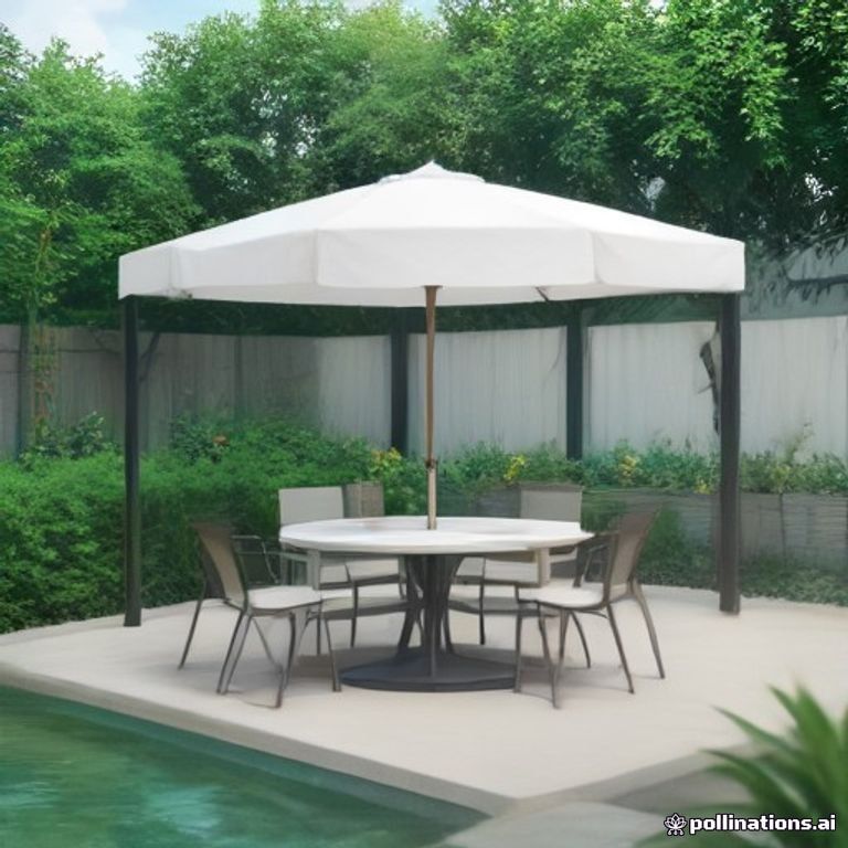 Patio Table 50 Inch Round Folding Outdoor Garden Dining Metal