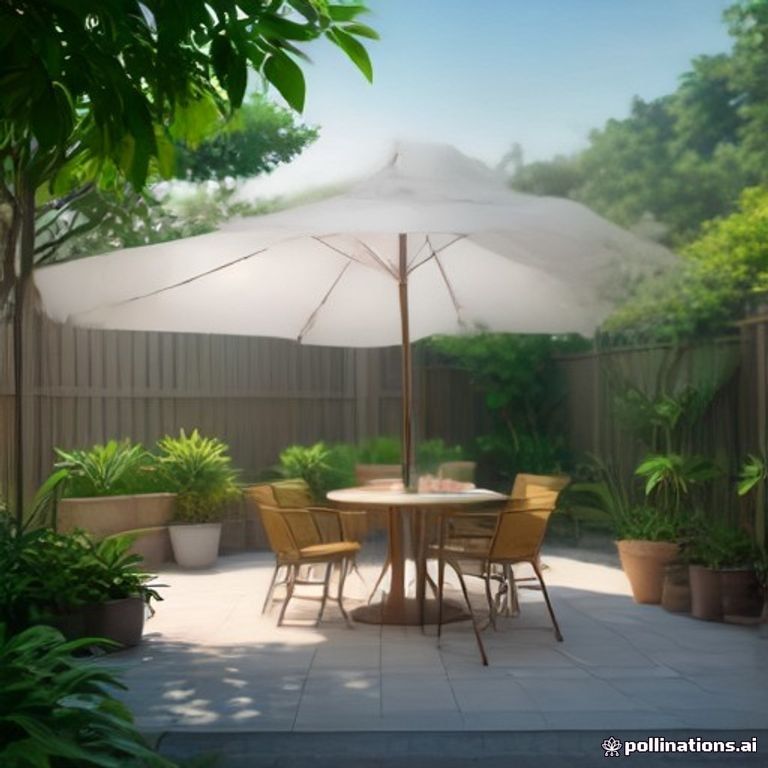 Patio Umbrella 9ft LED Lighted Outdoor Garden Sun Shade Market