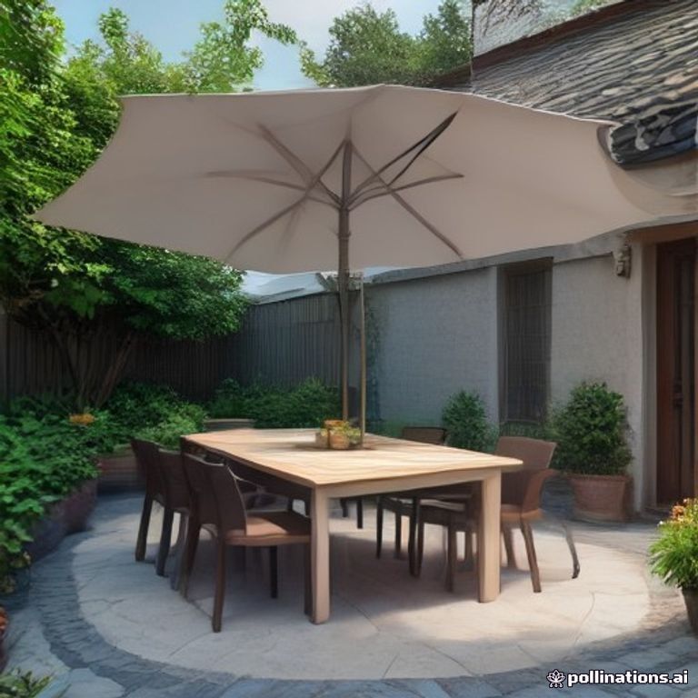 Patio Umbrella 6ft Outdoor Garden Sun Shade Market Table Center