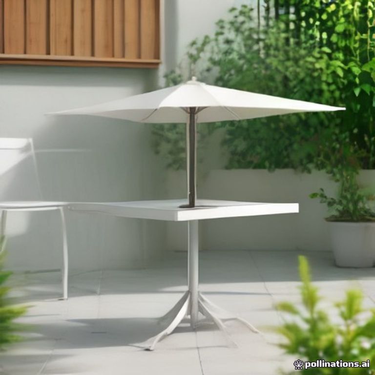 Patio Table 40 Inch Square Folding Outdoor Garden Balcony Metal